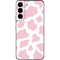 Pink Cow Print Galaxy S22 Skin